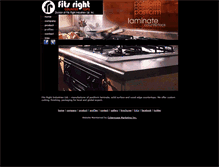 Tablet Screenshot of fitsright.ca